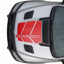 Aangepaste Strobe Motorkap Vinyl Sticker Graphic voor Dodge Ram_4