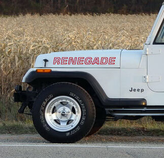 2 Renegade Jeep Wrangler Rubicon CJ TJ YJ JK XJ Sticker Sticker #4