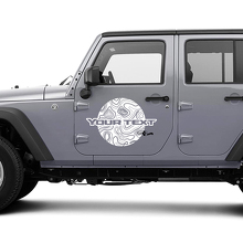 2 Jeep Wrangler Grafische kit Vinyl Wrap Sticker Sticker Contourkaart Deur Сircle Sticker Sticker
 2
