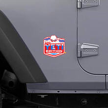 Custom Logo Yeti Edition Zijkant Vinyl Stickerset voor Jeep Wrangler Rubicon_2