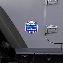 Custom Logo Yeti Edition Zijkant Vinyl Stickerset voor Jeep Wrangler Rubicon_3
