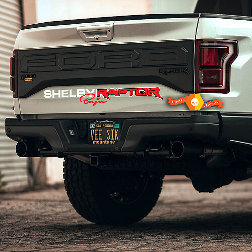 Ford F-150 Raptor Shelby Baja Edition logo zijbed grafische sticker sticker
