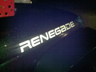 2 Renegade Jeep Wrangler Rubicon CJ TJ YJ JK XJ Sticker Sticker #3