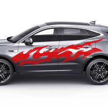Jaguar E-Pace Zijvlam Kleur Deuren Graphics sticker Logo decal
 3