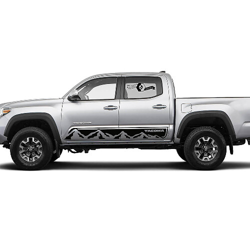 Mountai Style Zijstripes Vinyl Decal Kit voor Toyota Tacoma