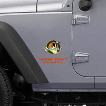 Vinyl Decal Kit met Aangepaste Tekst & Logo voor Jeep Wrangler CJ_2