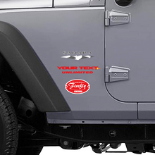 Sahara Custom Zij Vinyl Sticker voor Jeep Wrangler Unlimited_2
