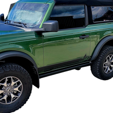 Set van Mountains Style Rocker Panel Side Decals Stickers voor Musclecar horse 2021 - nu
_2