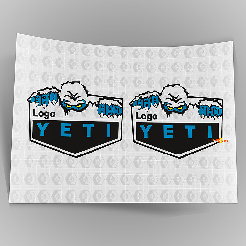Yeti Edition Vinyl Decal Set voor Jeep Wrangler