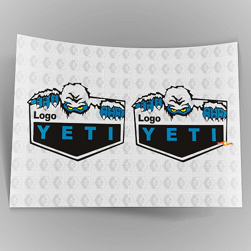 Yeti Edition Vinyl Decal Set voor Jeep Wrangler