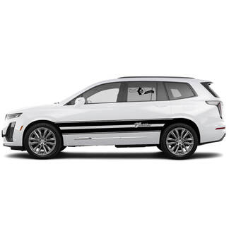 2021 Cadillac XT6 Side grote streep SUV Vinyl Decals Stickers
