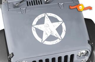Jeep Wrangler Oscar Mike Oscarmike militaire STAR-kit 8 DECALS