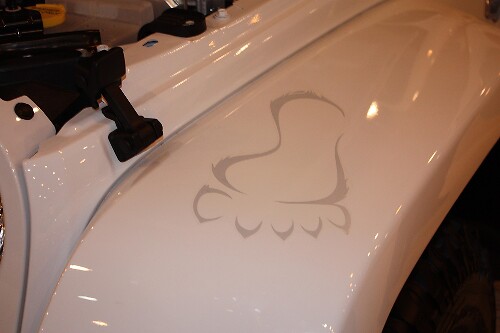 Bigfoot Footprint Fender Vinyl Sticker voor Jeep Wrangler