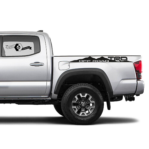 TRD Off-Road BedSide Side Vinyl Stickers Decal passend voor Toyota Tacoma Tundra alle jaren
