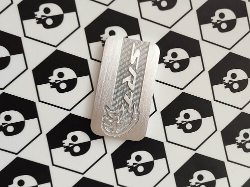SRT-stijl Supercharger Aluminium Badge Embleem