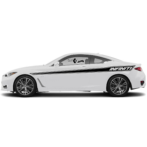 Paar Deur Accent Carrosserie Trim Strip Zijdecal Sticker deurstreep voor INFINITI Q50 Q60

