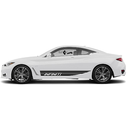 Onderste Deel Carrosseriestrook Zijdecal Perspectiefsticker Deurstrook voor INFINITI Q50 Q60

