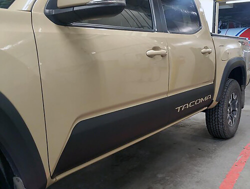 Paar TRD Tacoma Rocker Panel Side Vinyl Stickers Decal passend voor Toyota Tacoma Tundra alle jaren
