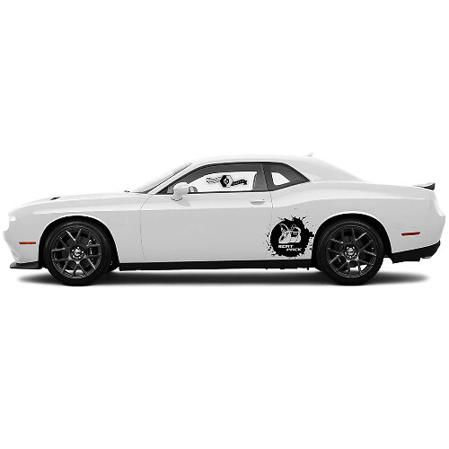 2 Zij Dodge Challenger Scat Pack Zij Vinyl Decals Graphics Sticker
