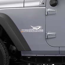Ondergrondse Custom Zijvinylsticker voor Jeep Wrangler_2