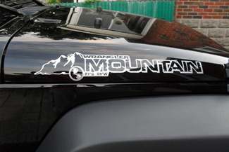 2 Jeep Rubicon Mountain JK Motorkap Sticker Sticker