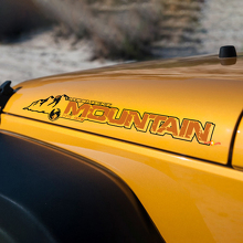 Mountain Custom motorkap vinyl sticker voor Jeep Rubicon JK_2