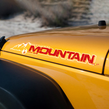 Mountain Custom motorkap vinyl sticker voor Jeep Rubicon JK_3