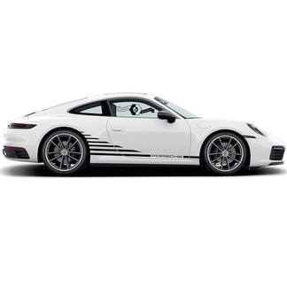 Porsche Stickers Strepen Porsche 911 Doors Wrap Carrera Side Decal Sticker
