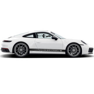 2 Porsche 911 Porsche Carrera Rocker Panel vierkante Side Stripes Deuren Kit Decal Sticker
