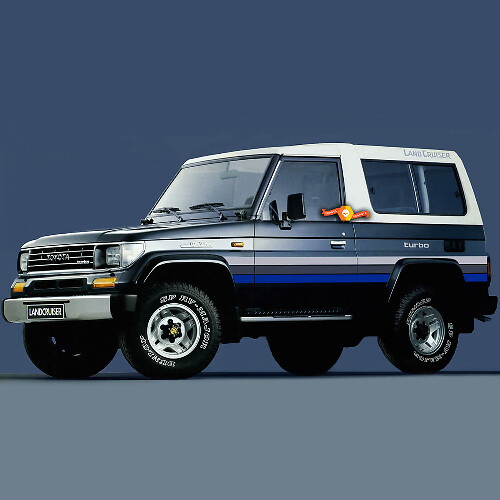 Retro Stijl Strepen Zijskirts Vinyl Sticker Decal Voor Toyota Land Cruiser LJ73 1994
