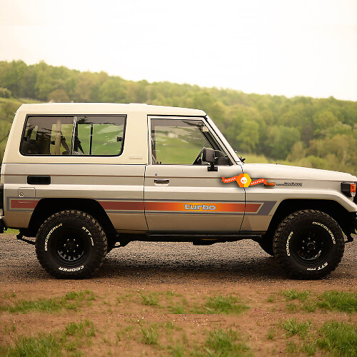 1989 Toyota Land Cruiser Zij Retro Vintage Rocker Panel Strepen Sticker Decal Graphics
