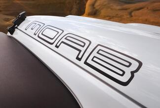 2 jeep 2013 - 2022 wrangler moab editie motorkap stickers stickers