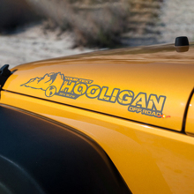 Hooligan Custom Motorkap Vinyl Sticker voor Jeep Rubicon_2