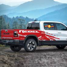 Dodge Ram Rebel Splash Ram DT model 2019 Grunge Logo Vinyl Sticker Decal Grafische Truck Camo
 2