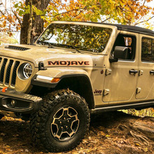 2x Mojave Hood Decals Stickers voor Jeep Gladiator 2021 2