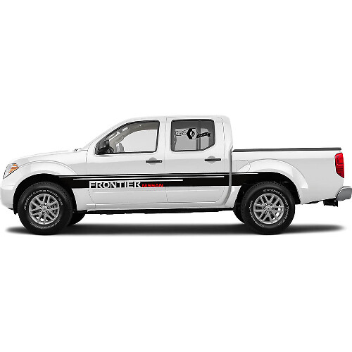 2 Nissan Frontier Accent Body Line Decal Sticker Graphic Side Stripe Doors twee kleuren
