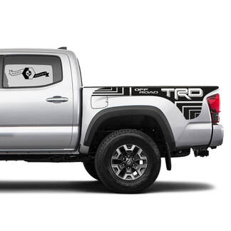 2 Decal sticker kit Voor Toyota Trd Off-Road Moderne Tacoma Stripe Bed Decal Sticker Grafische Side WRAP
