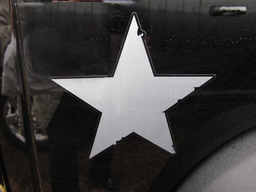 Versleten Militaire Ster Vinyl Decal Kit voor Jeep Wrangler