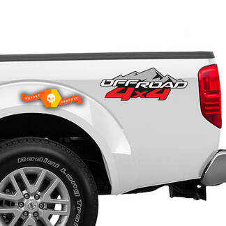 4x4 off-road bergen vrachtwagen bed sticker vinyl sticker 3

