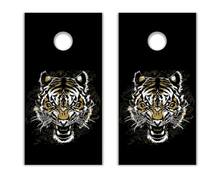 Tiger Cornhole Bordspel Sticker Decal VINYL WRAPS met GELAMINEERD
 2