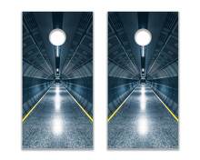 Tunnel Cornhole Bord Gelamineerde Vinyl Sticker Set_2