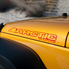 Arctic Letters Hood Vinyl Stickers voor Jeep Wrangler_3