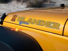 Islander Motorkap Vinyl Decal Kit voor Jeep Wrangler JK_2
