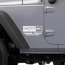 Gecko LTD-stijl zijvinylsticker voor Jeep Wrangler Rubicon_2