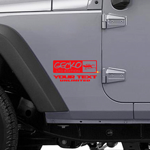 Gecko LTD-stijl zijvinylsticker voor Jeep Wrangler Rubicon_3