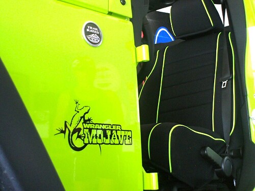 Mojave Vinyl Stickers 2 voor Jeep Wrangler Rubicon TJ YK JK