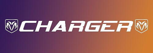 Window Windshield banner vinyl sticker sticker voor de Dodge Charger