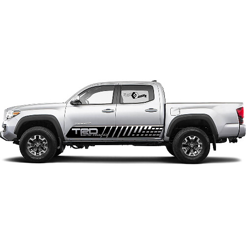 2X Toyota Tacoma 2021 (X-P) zij Vinyl Decals Graphics Rally Sticker kit Off Road
