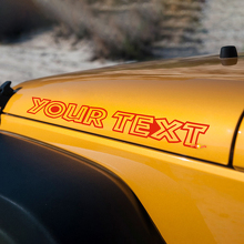 Islander-stijl lettertype motorkap vinylsticker voor Jeep Wrangler_3