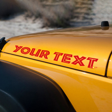 Islander Style Inscription Motorkap Vinyl Sticker voor Jeep Wrangler_3